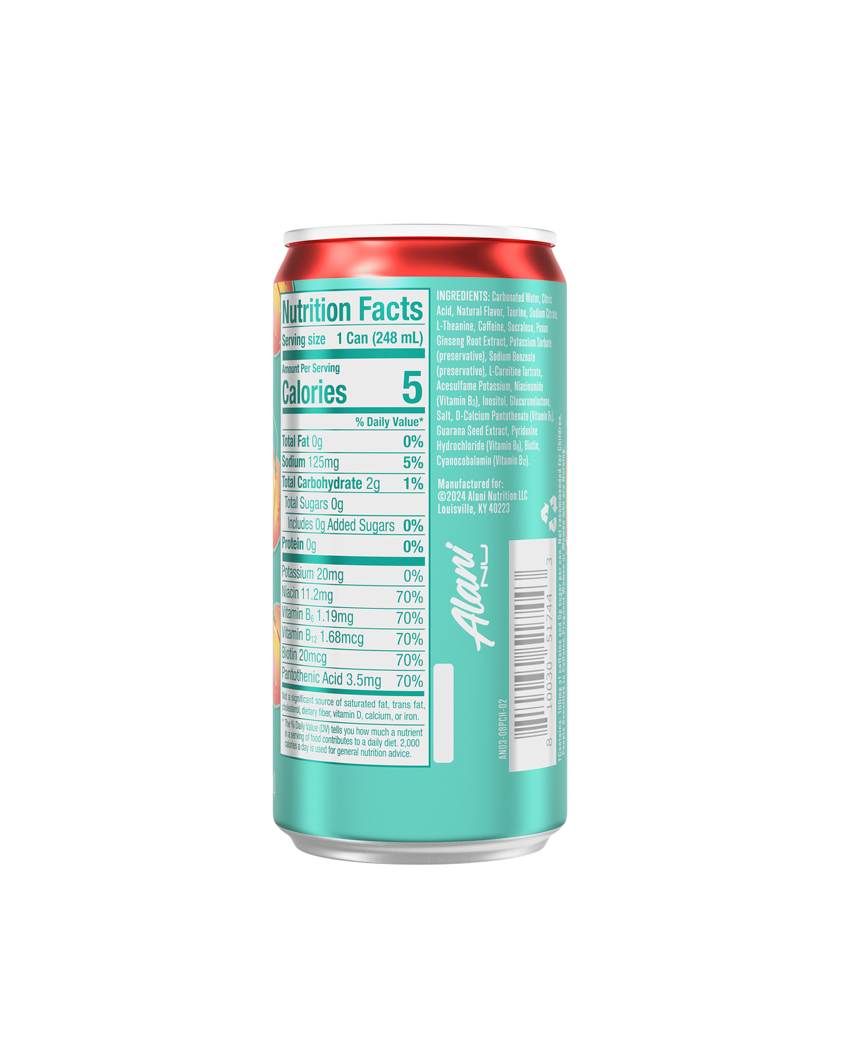 Alani Nu Mini Energy - Juicy Peach L2 - image 3